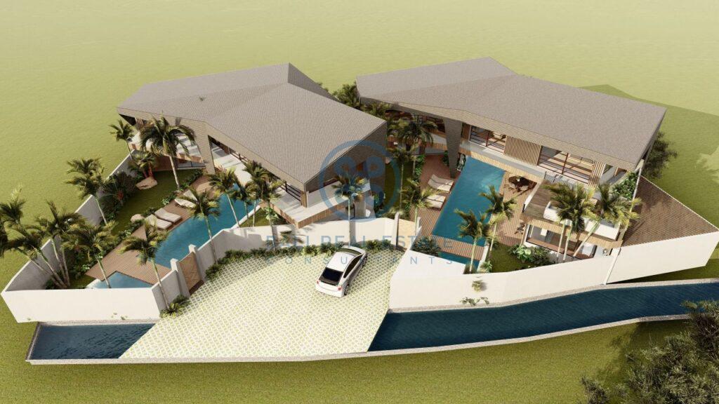 4 5 bedroom leasehold designer villa development canggu berawa for sale2 scaled