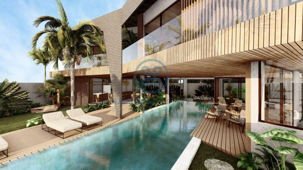 4 5 bedroom leasehold designer villa development canggu berawa for sale21 scaled