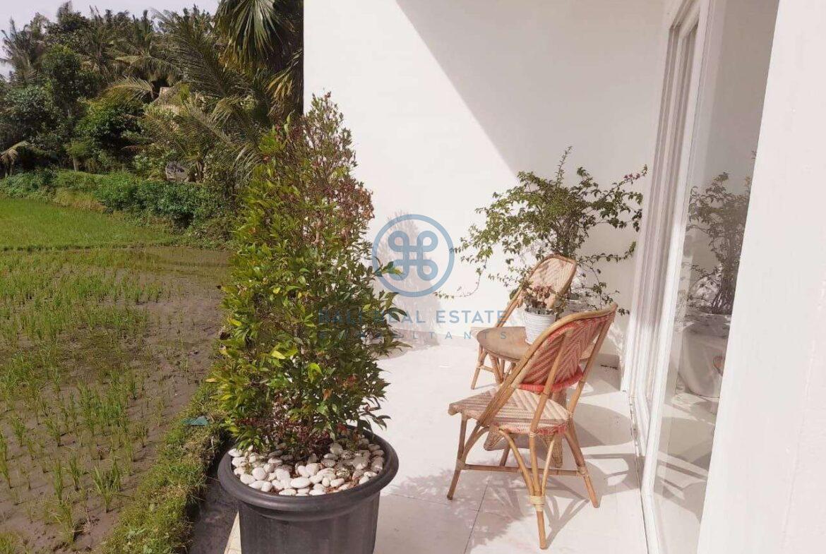 stylist 3 bedrooms villa ricefield view ubud for sale rent 10