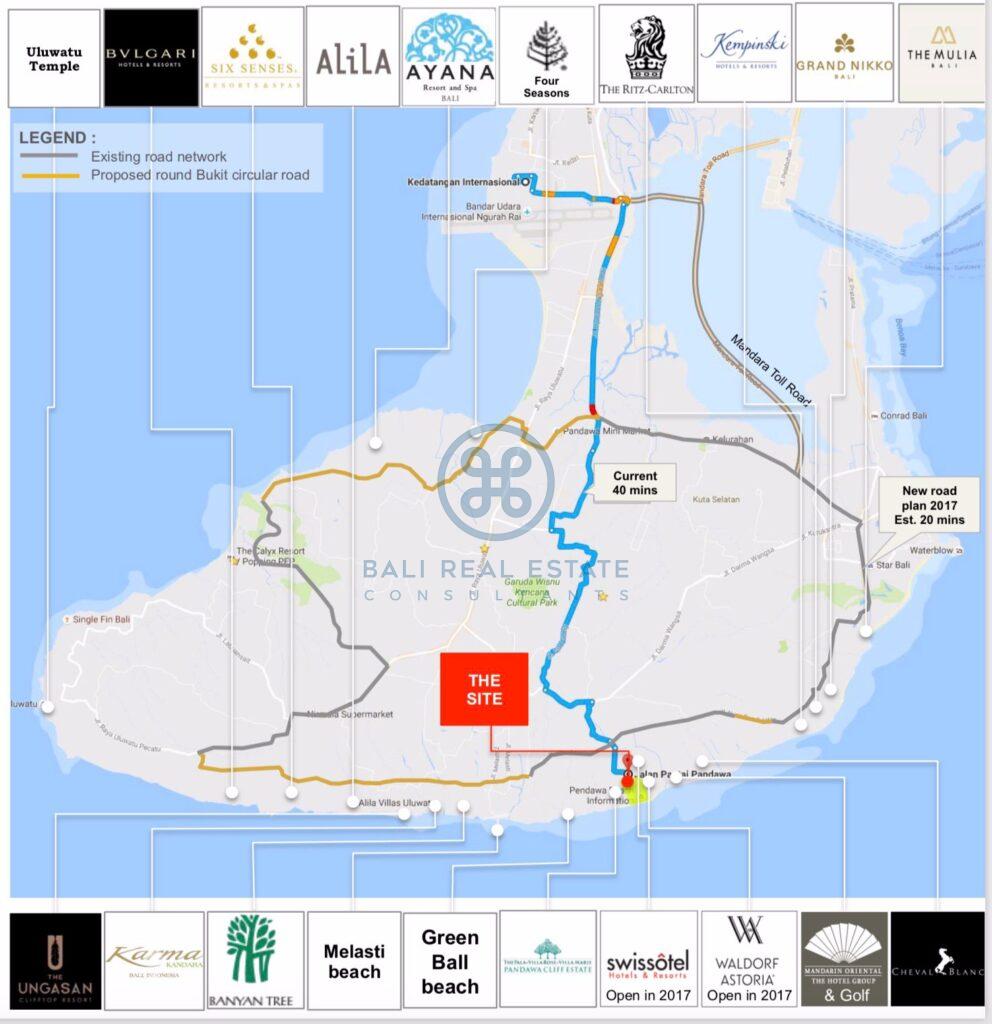 development land pandawa cliff site for sale