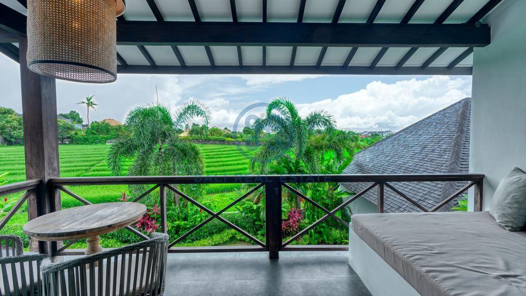 bedroom villa rice field view canggu pererenan for sale rent