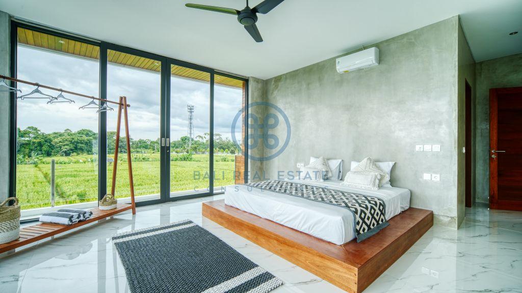 bedroom villa rice field view canggu tumbak bayuh for sale rent