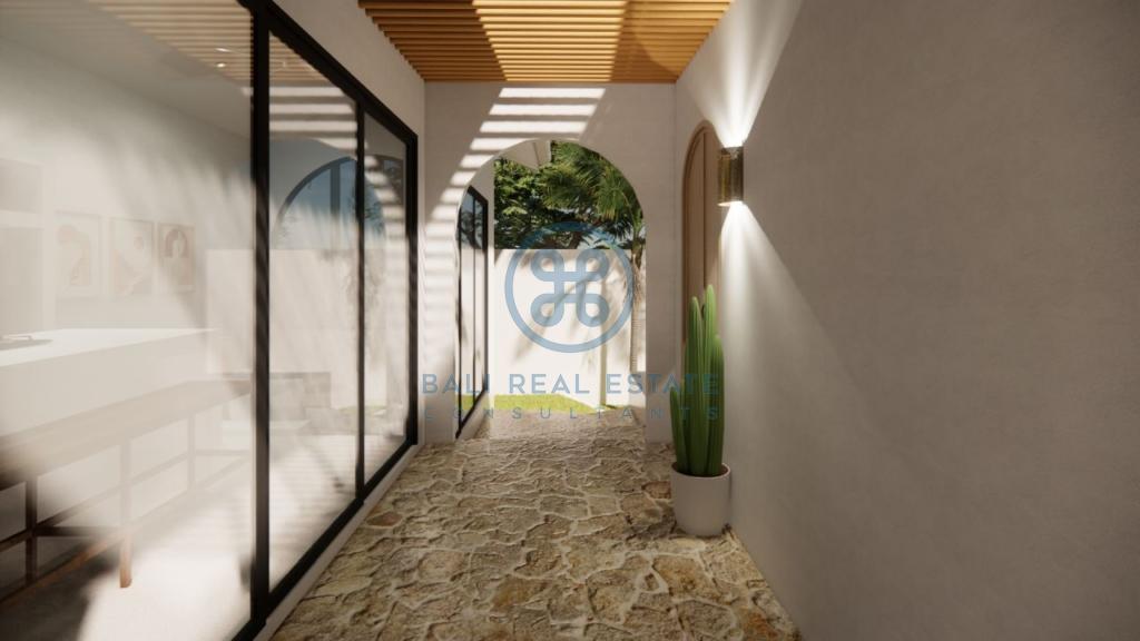 new bedroom finca villa in canggu for sale