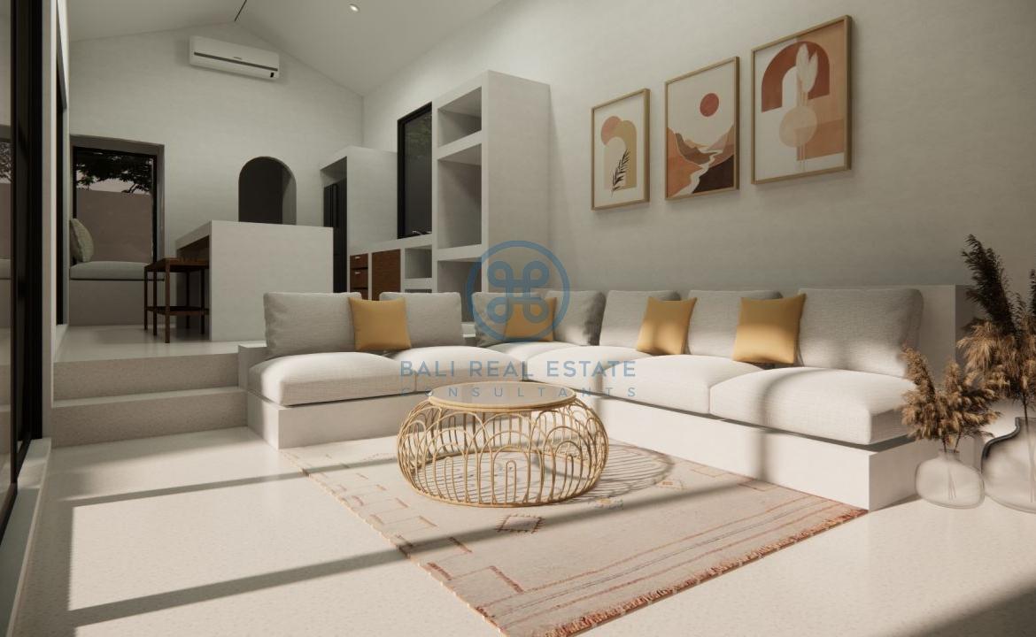 new bedroom finca villa in canggu for sale
