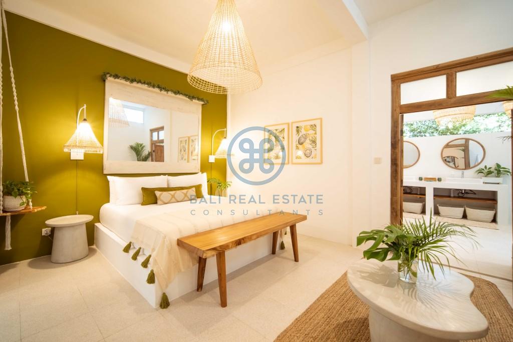 bedroom bright boho chic villa in bali umalas for sale